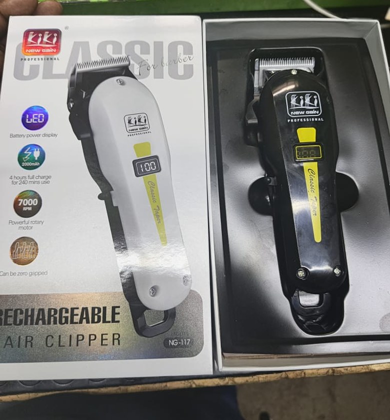 Electric Shaver. Kiki New Gain NG-117 Salon Series Professional Cordless Hair Clipper.  image