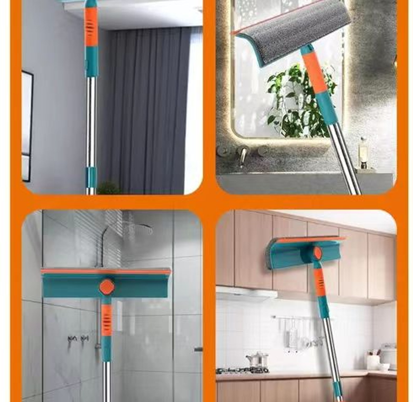 2 in 1 Glass Window Cleaner, Cleaning Tool image