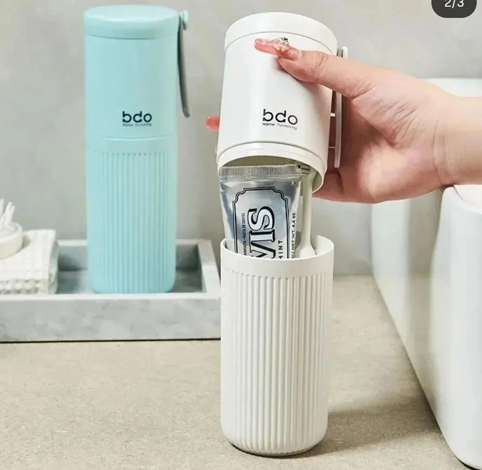 Travel toothbrush holder image