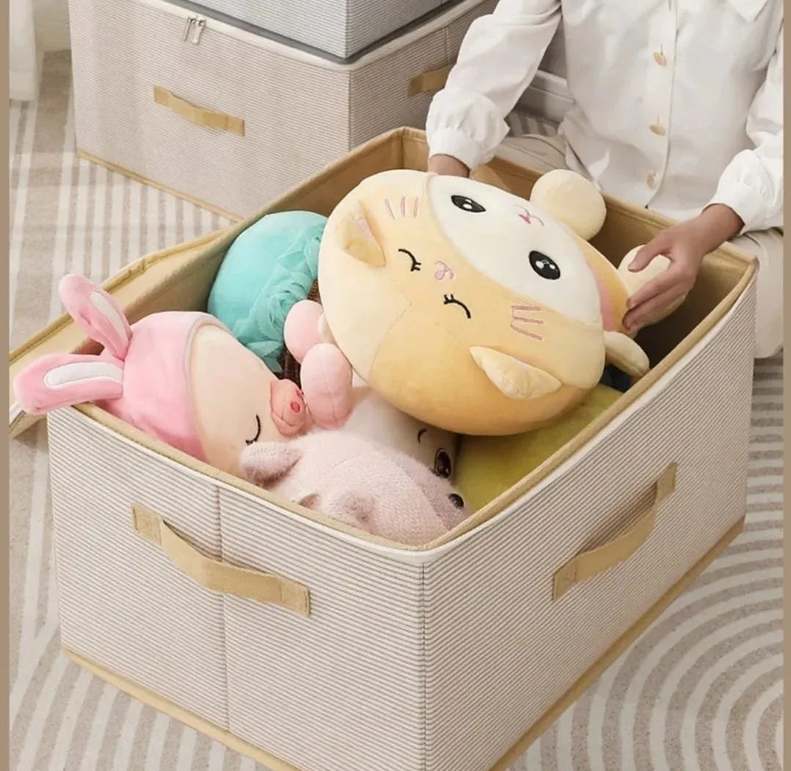 Foldable Large Zipper Storage Box image