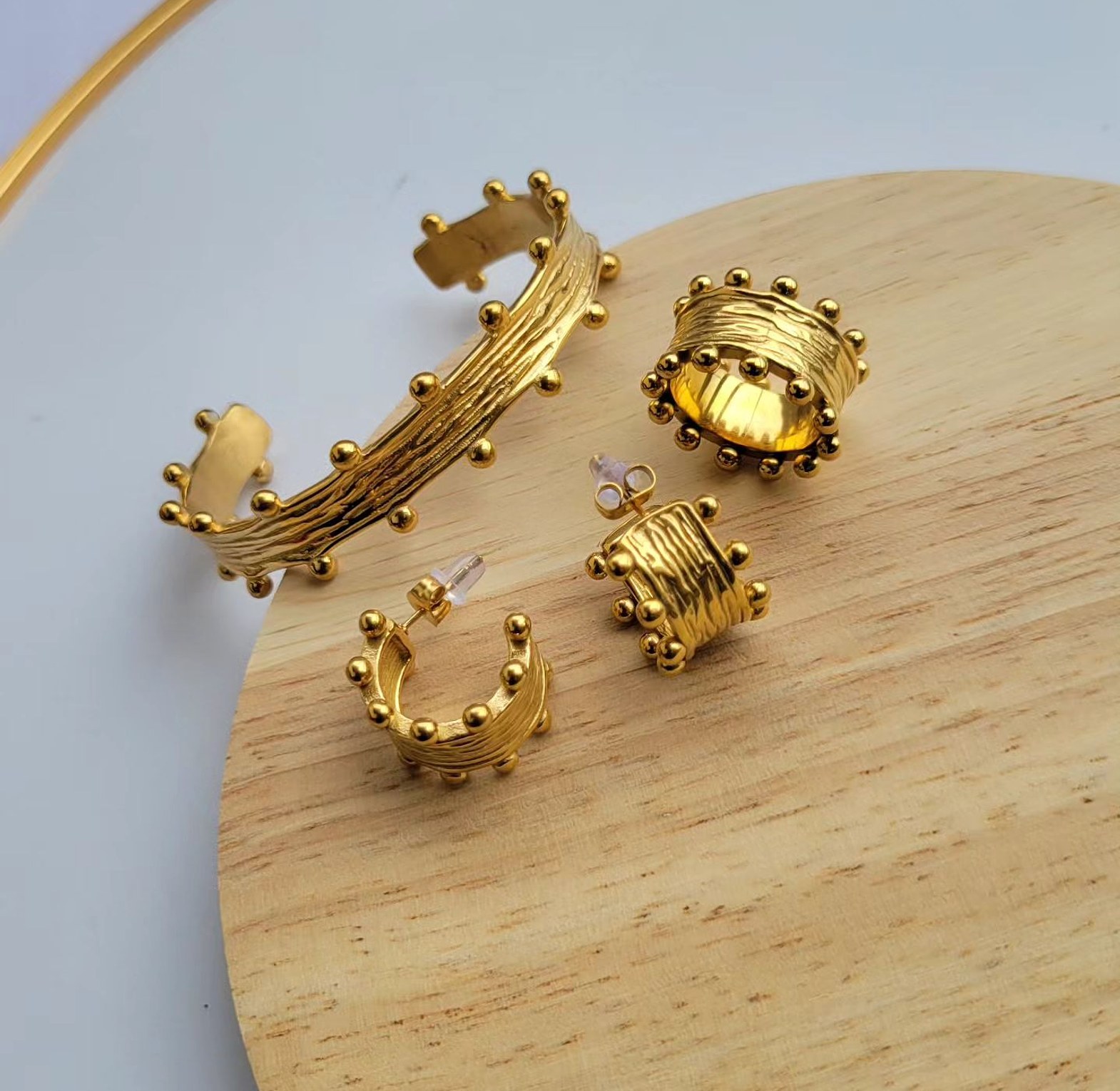 Stainless steel Bangles set image