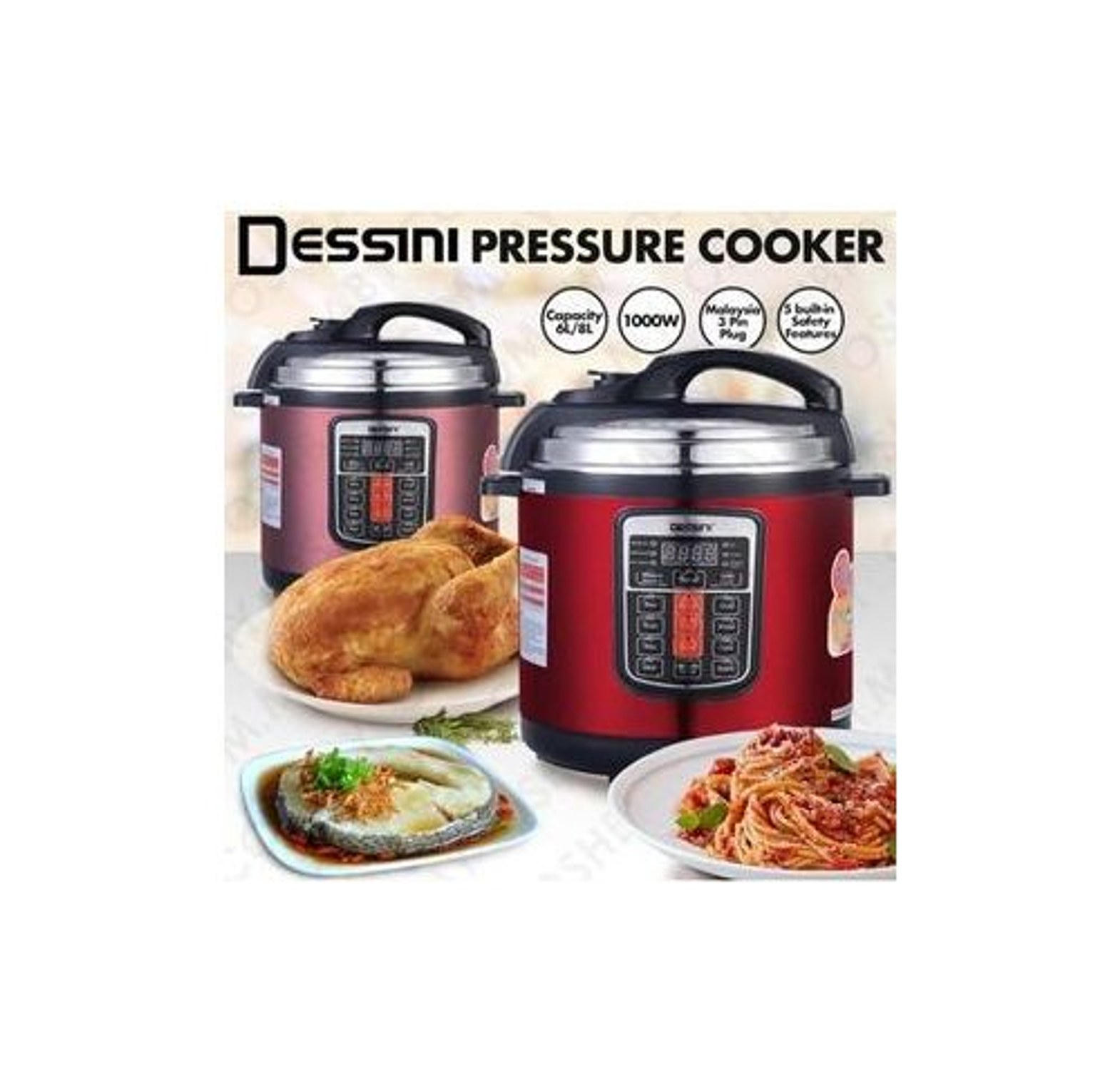 Dessin Multi-functional Electric Pressure Cooker/rice Cooker image