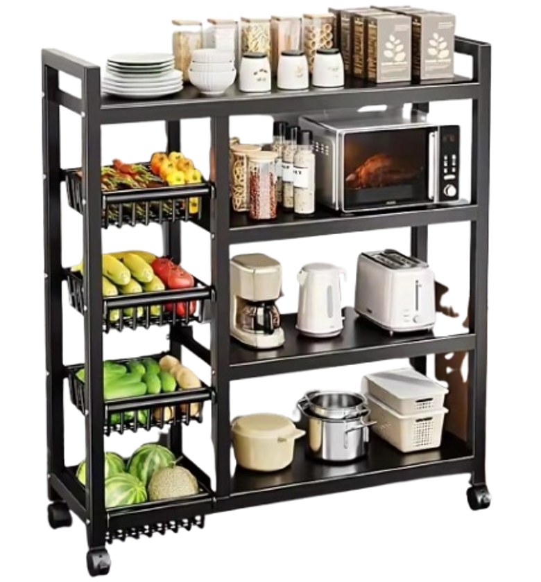 Multifunctional Strong Metallic Kitchen Rack image