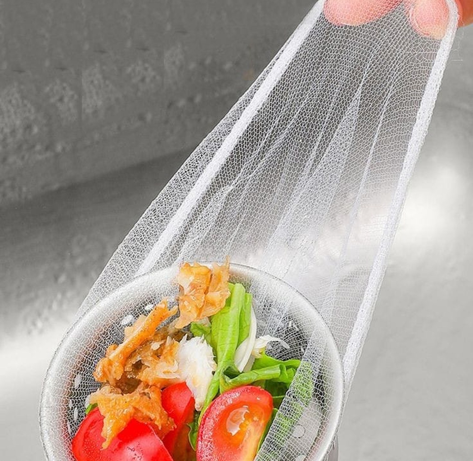 100pc Disposable Sink Filter Mesh Bags, Sink Strainer image