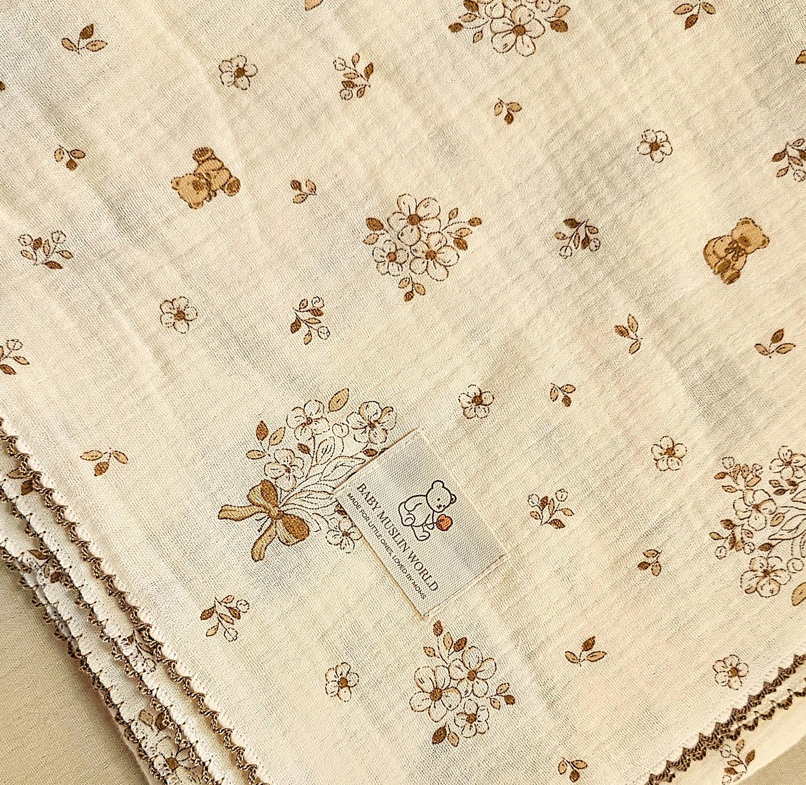 Premium 4-Layer Muslin Blanket image