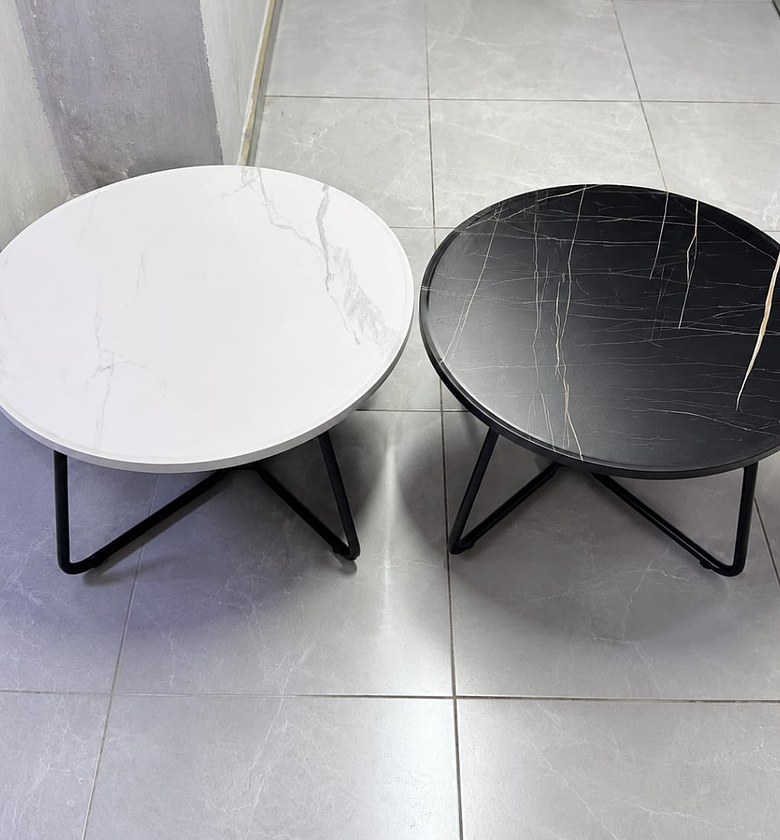 Minimalist Coffee Table Set – 70cm Diameter image