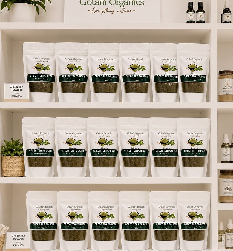 Green tea powder image