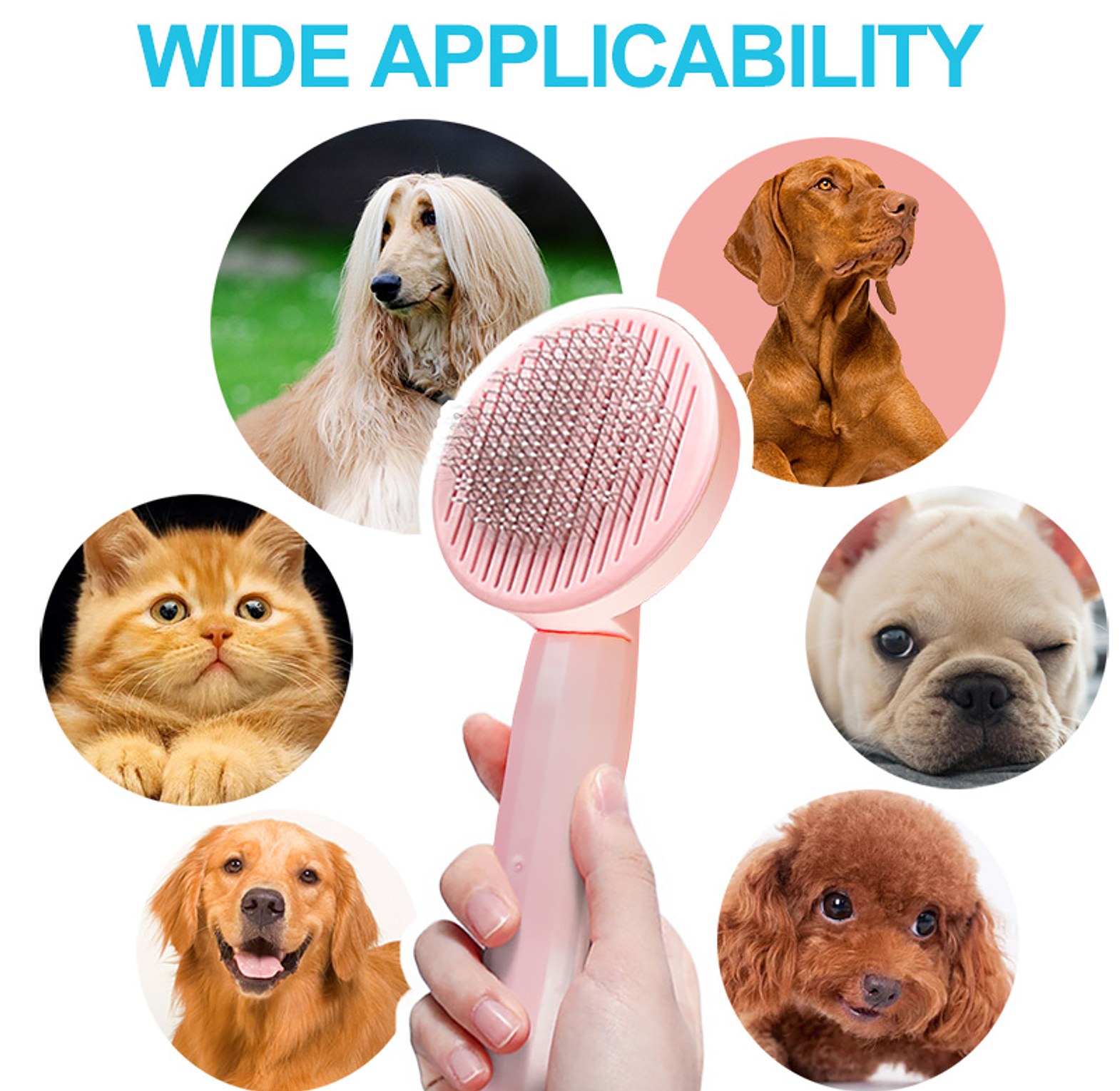 Pet Cat and Dog Hair Brush Comb image