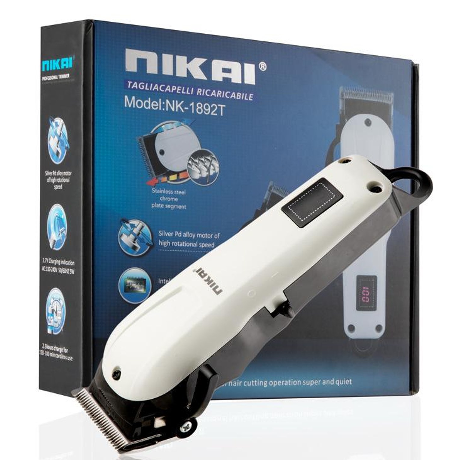 Electric Shaver. Rechargeable NIKAI NK-1892T Hair Trimmer High Quality Doesn't Heat UP .HIGHLY RECOMMENDED image