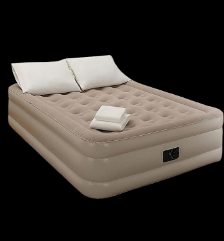 Inflatable Queen Size Airbed Mattress with in built Pump and 2 pillows  Size 200*150*40 cms image