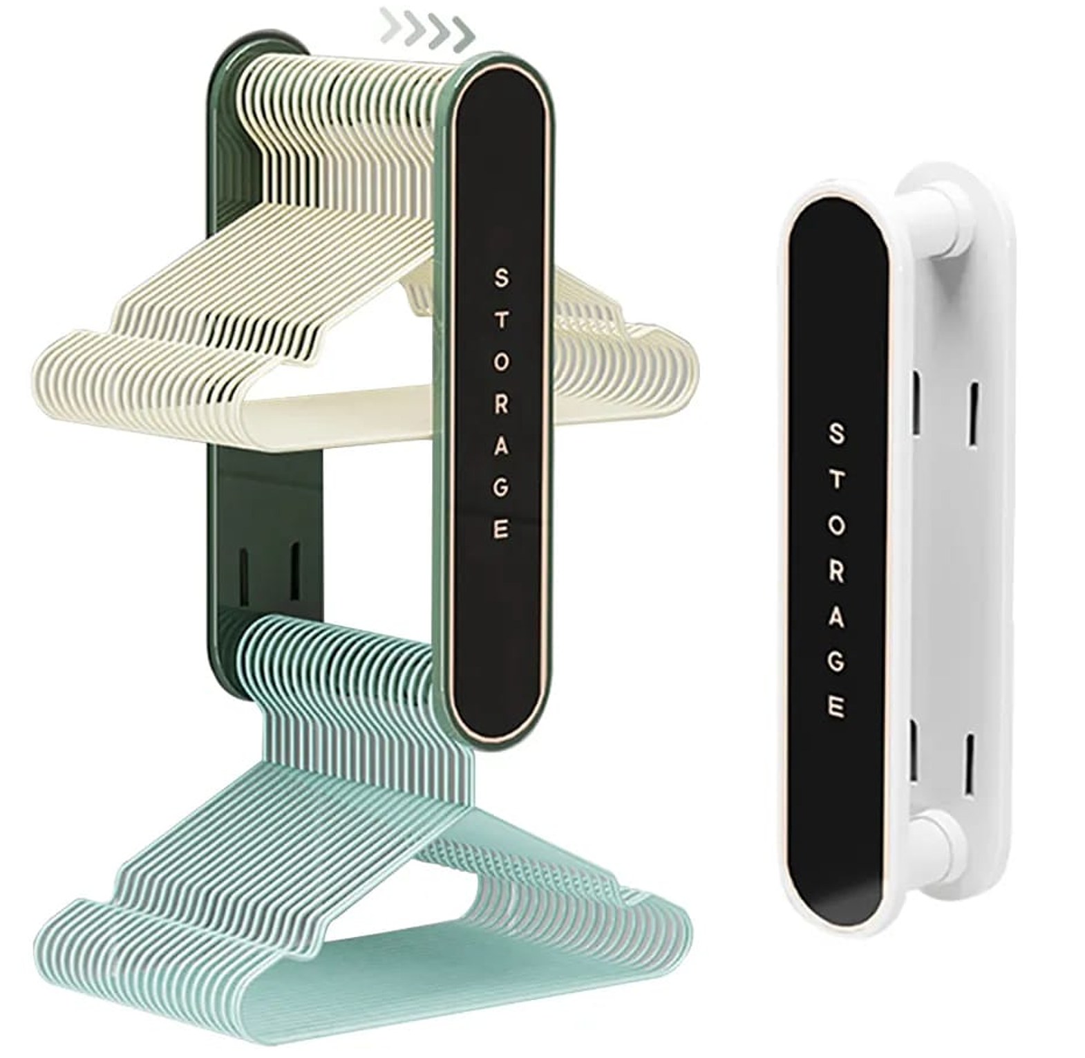 Retractable Hanger Storage Shelf Punch-free image