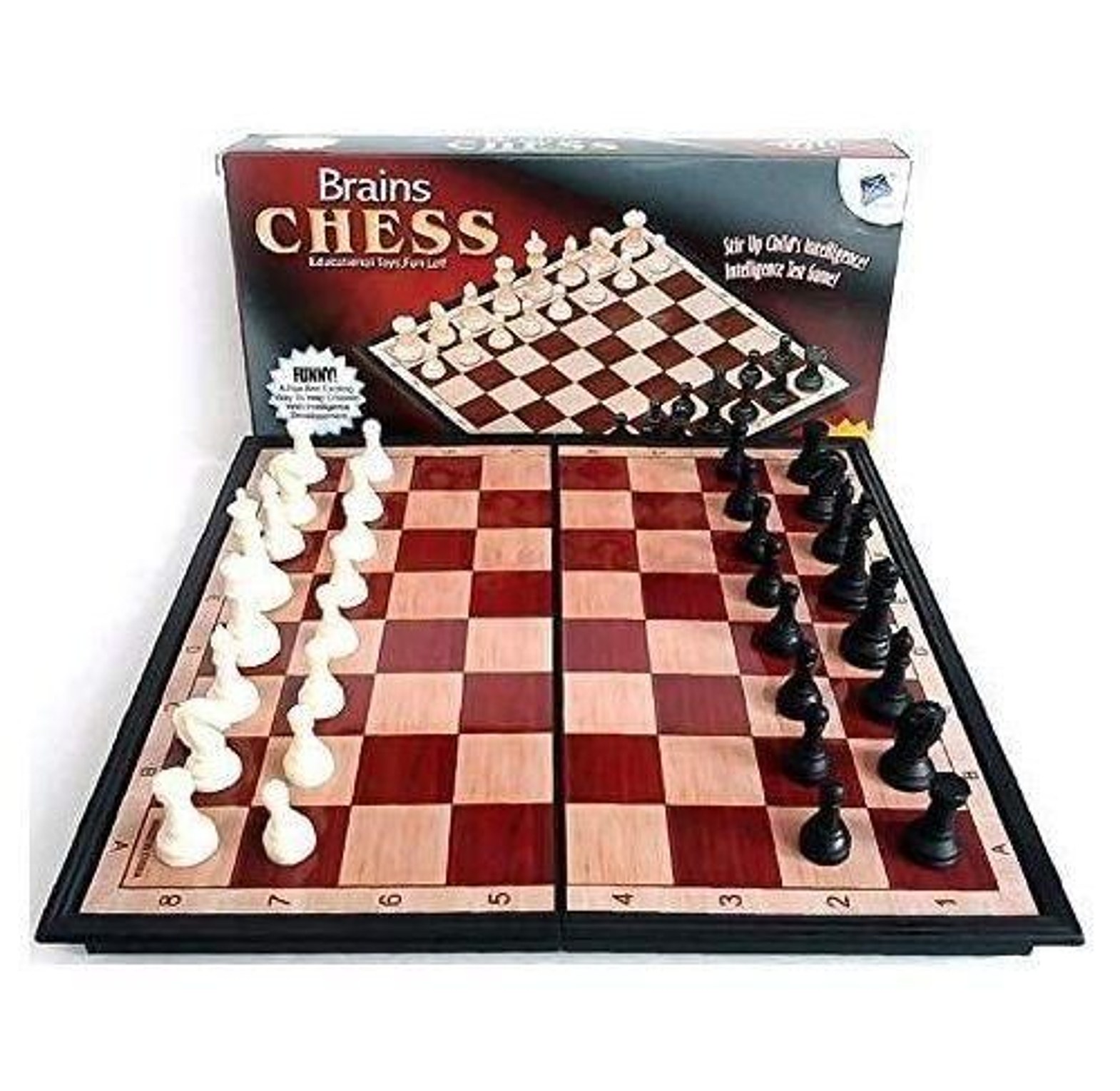 Chess Board. Chess Bag Brain Magnetic Chess Board Game improve children's logical thinking and independent thinking ability, and cultivate children's international vision. image