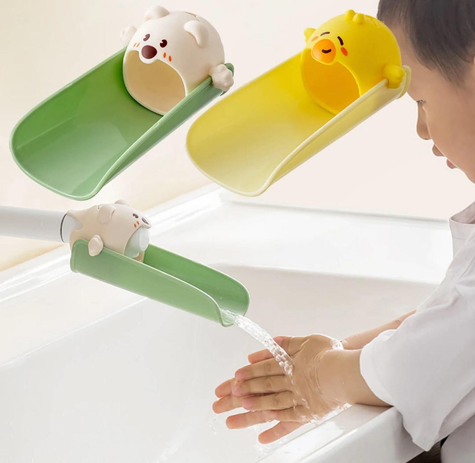 Cartoon Animal Faucet Extender for Kids image