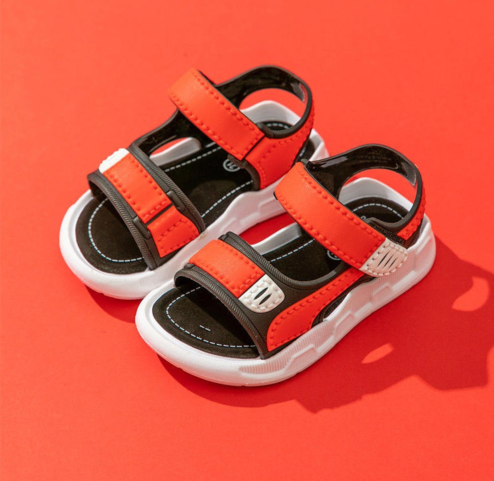 Colourful Boys Sandals - Velcro Strap image