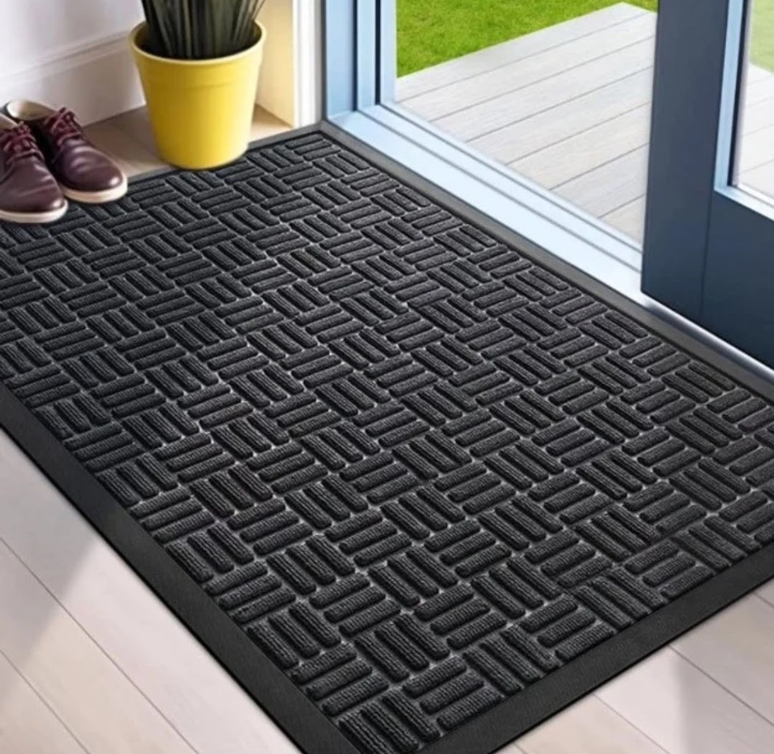 Non-Slip Wear-Resistant Rubber Doormat image