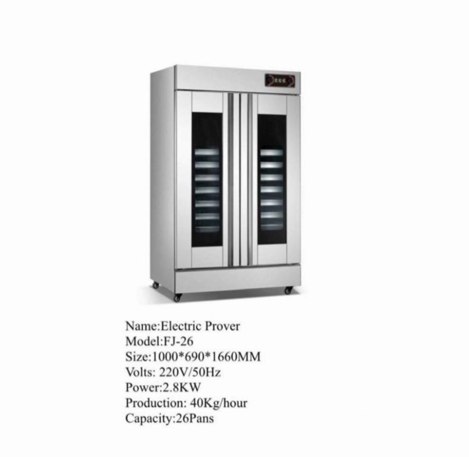 Two door electric prover image