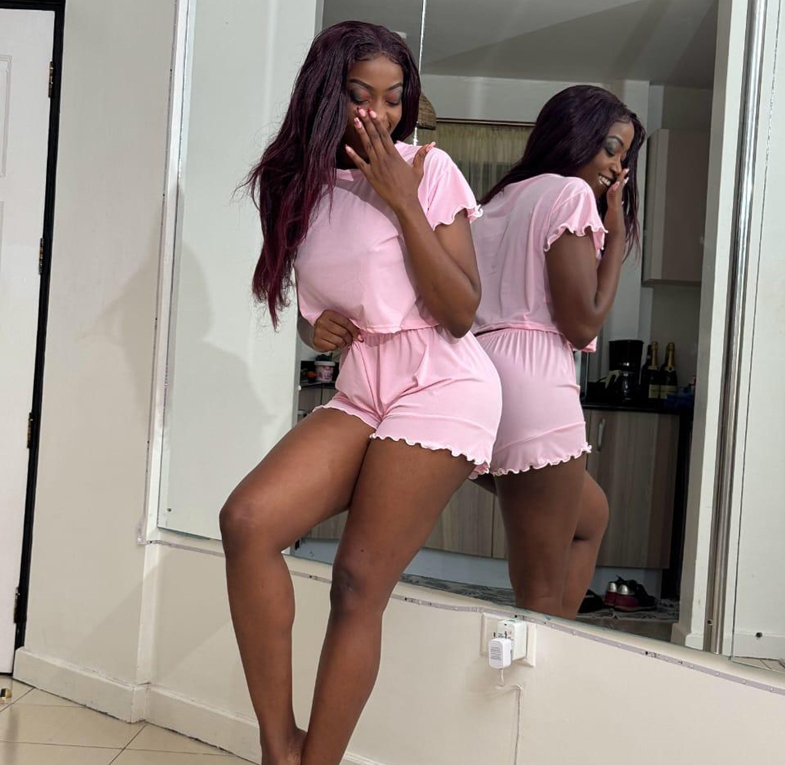 YH0040 Loungewear Short Set image