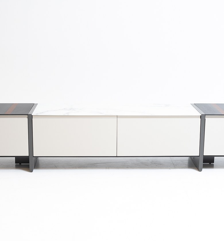 TV CABINET MATERIAL: MDF+WOOD VEENER image