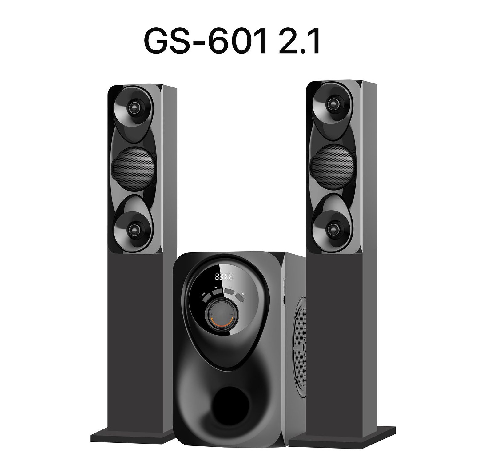 Globalstar GS-601 2.1-Channel Multimedia Speaker System.  image