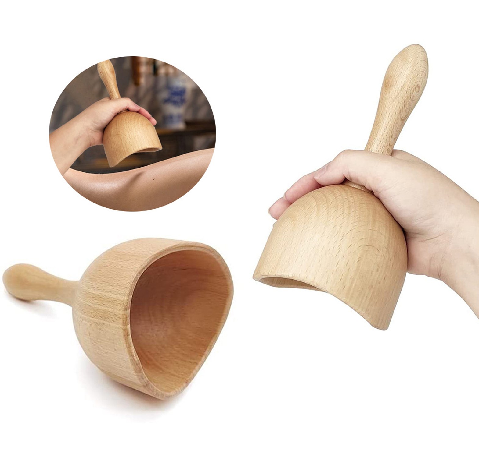 Wood Therapy Massage Cup Anti Cellulite Maderoterapia Kenya image