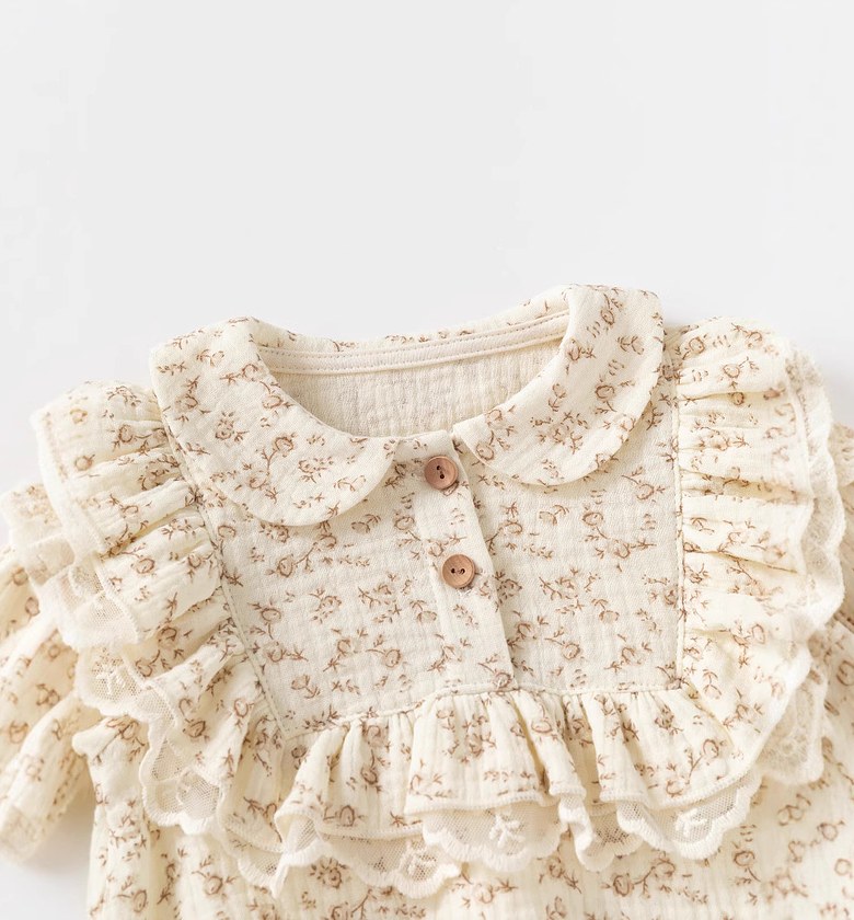Ivory Garden Muslin Romper image