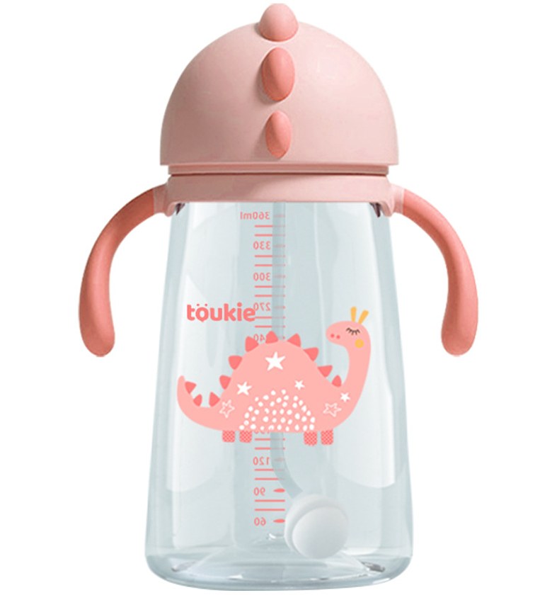 Dino toddler training water bottle image
