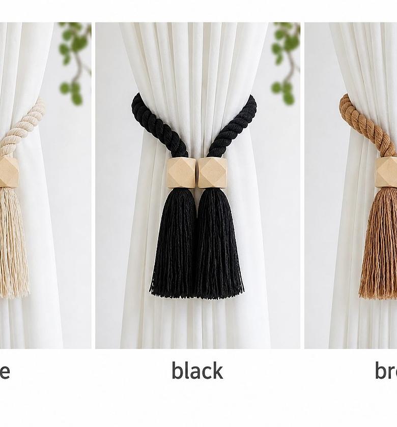 Adjustable Curtain Tiebacks image