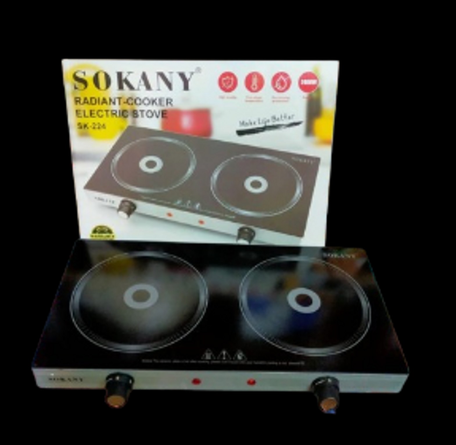 Sokany Radiant-Cooker Electric Stove, model SK-224. image