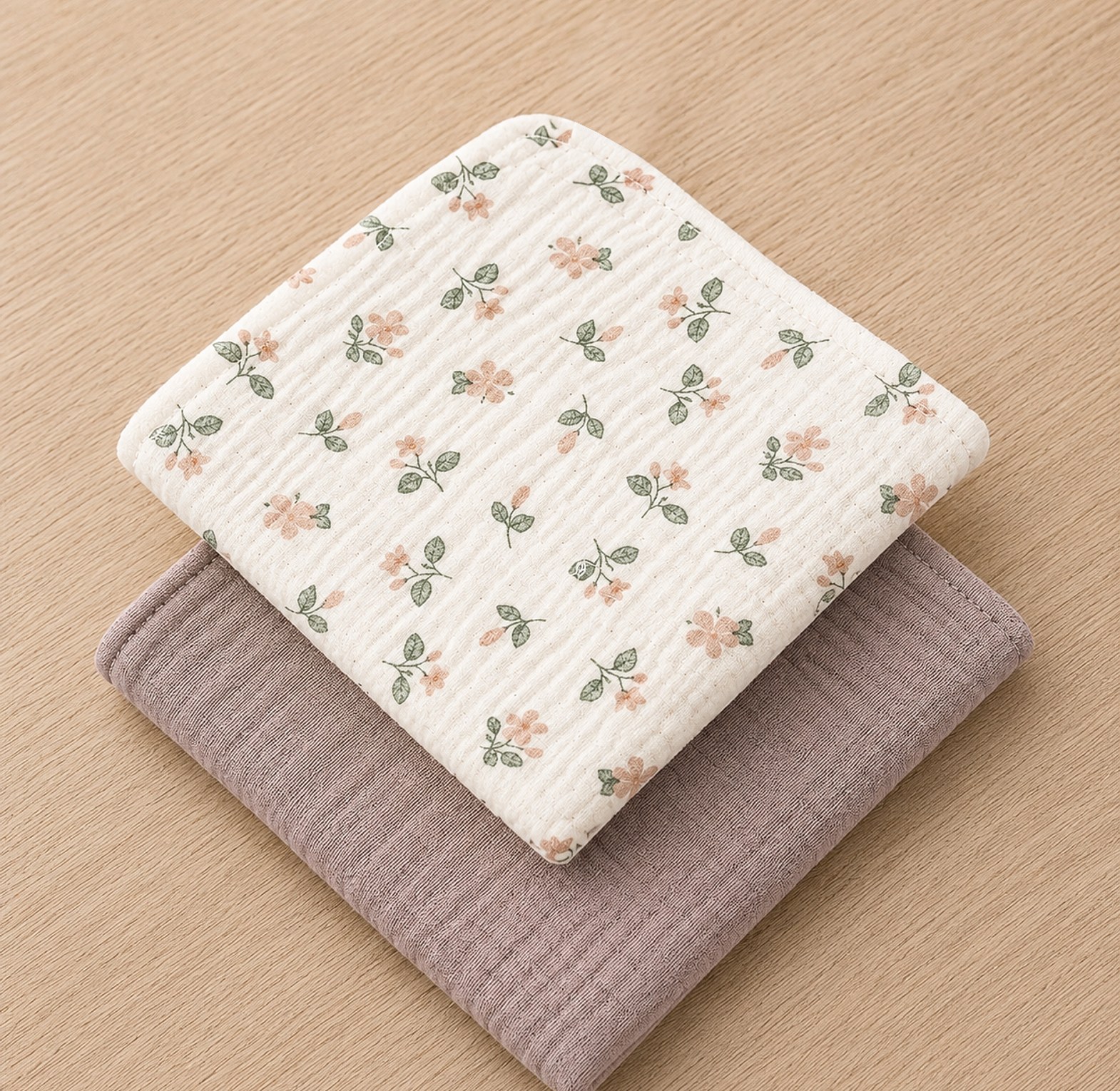 Premium Muslin Washcloth Set (2 Pack) image