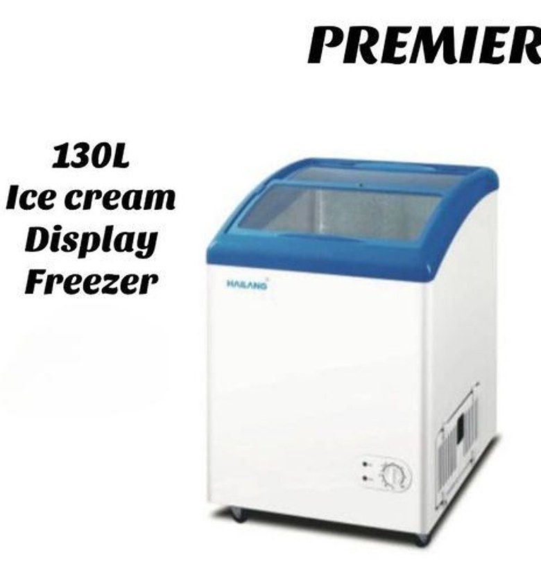 130L ice cream display freezer image