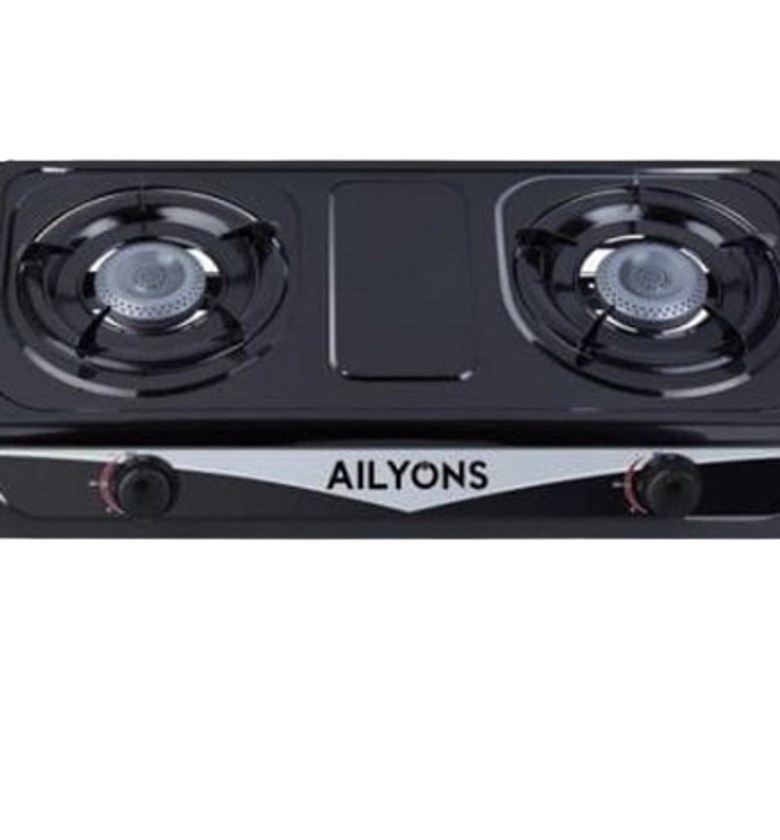 AILYONS 2 Burner Table Top stainless steel gas stove cooker image