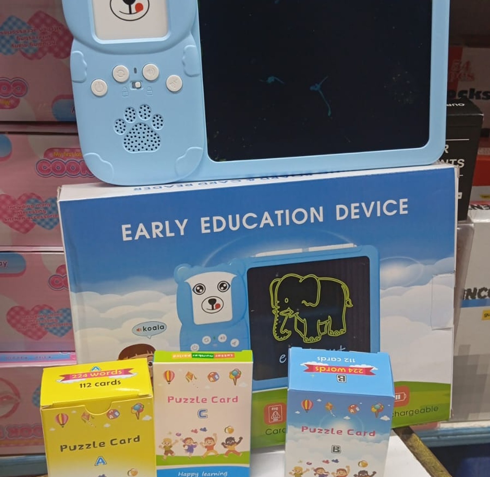 Rechargeable Card Reader with Writing board image