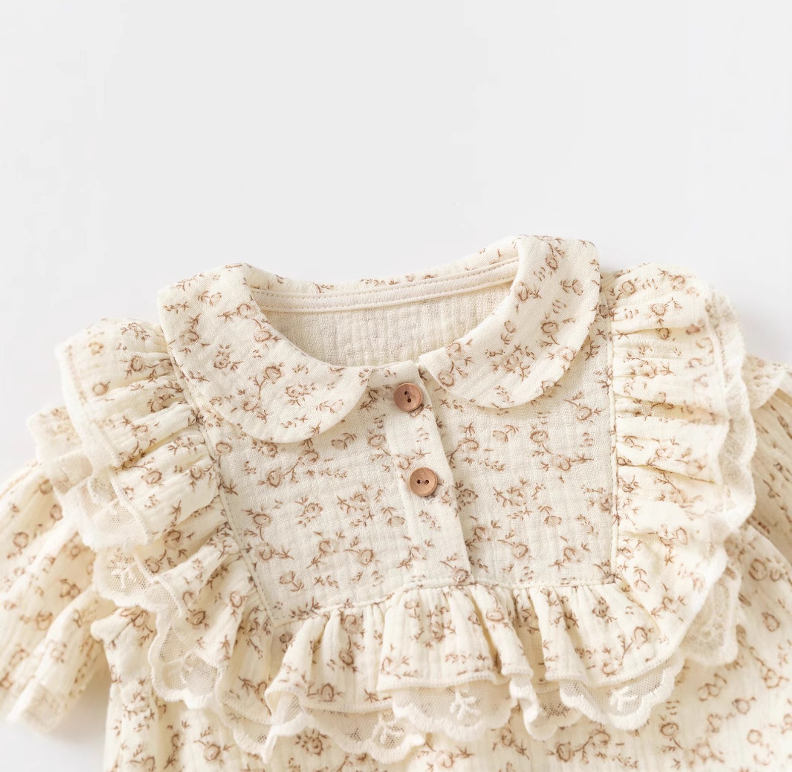 Ivory Garden Muslin Romper image