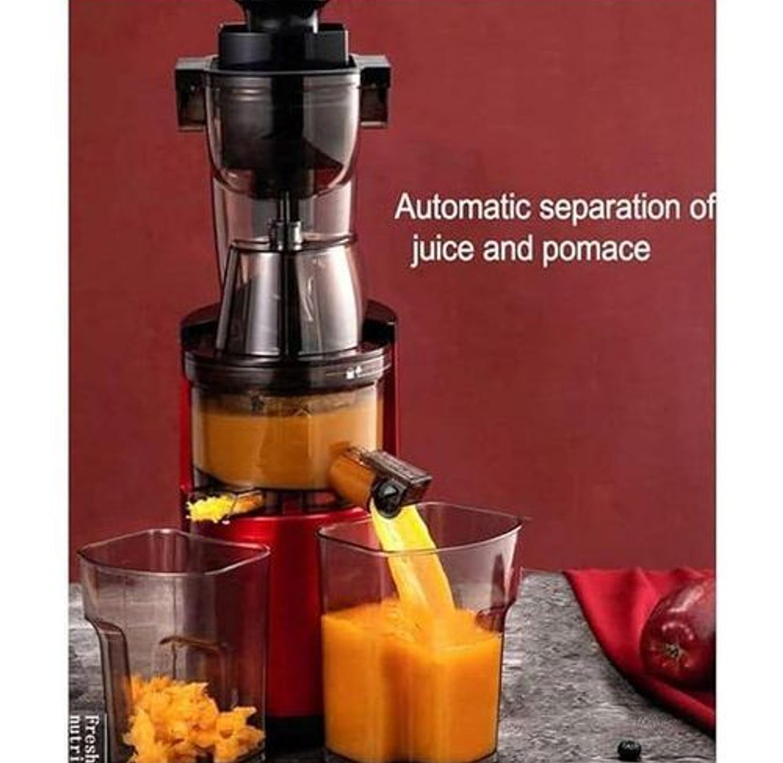 Sokany Multifunctional Electric Slow Juicer Cold Press Squeezer For Fruits And Vegetable Slow Masticating Juicer Machine Food Processor 300W image
