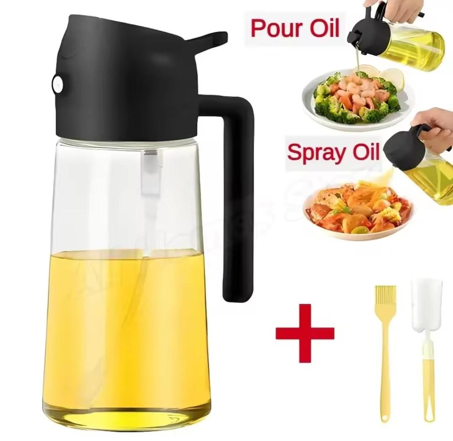 2 In 1 Oil Sprayer  Automatic Oil Dispenser image