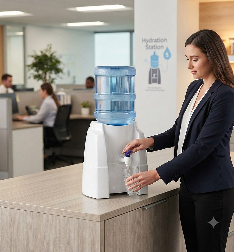 Table Top Water Dispenser, Compact Space Saving Design image