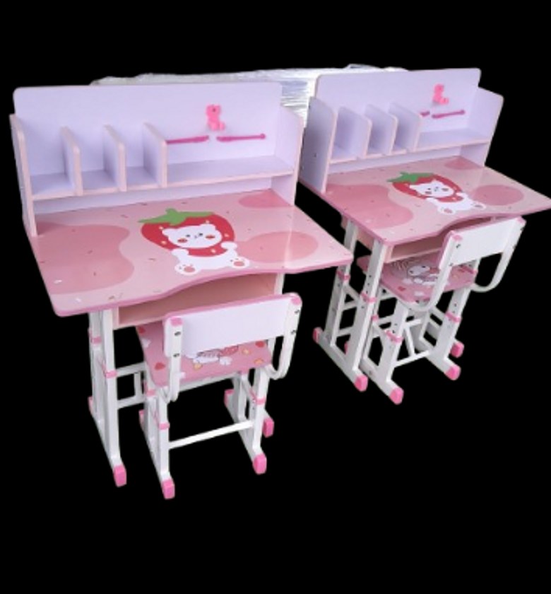  Kids' Study Tables with Chairs, "Bookshelf Kids Study Table" or "Children's Study Set image
