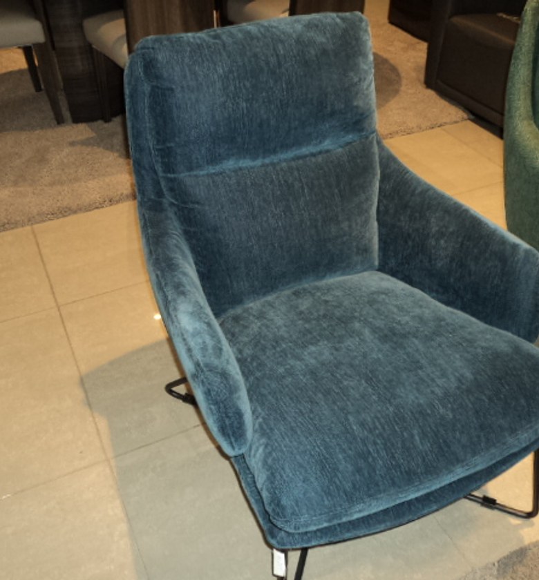 FABRIC ARMCHAIR CLR NAVY  image
