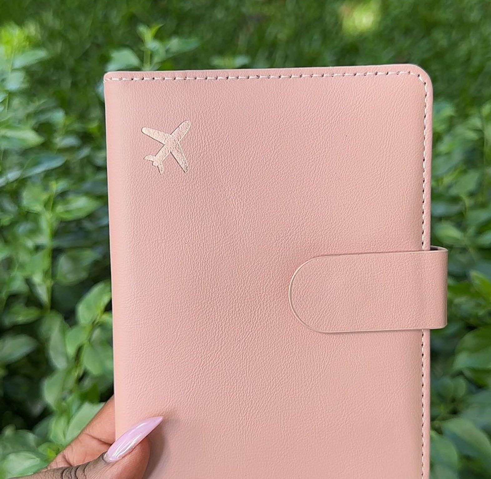 Passport Holder Travel Organizer Wallet and Card Holder image