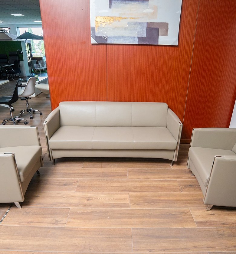 OFFICE SOFA 3+1+1 CLR GRE image