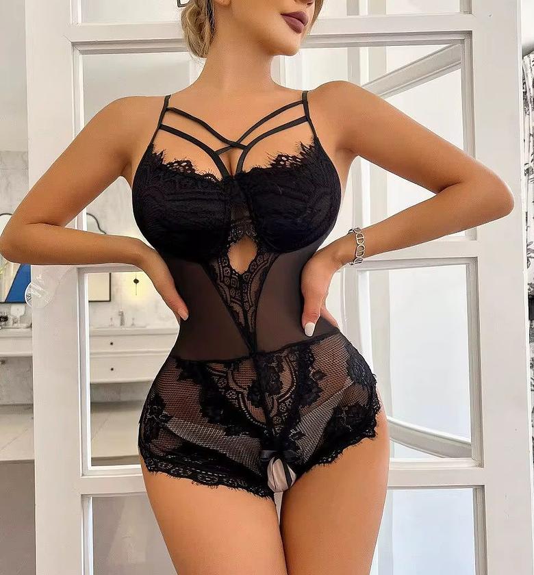 2770 Bodysuit Lingerie-Crotchless image