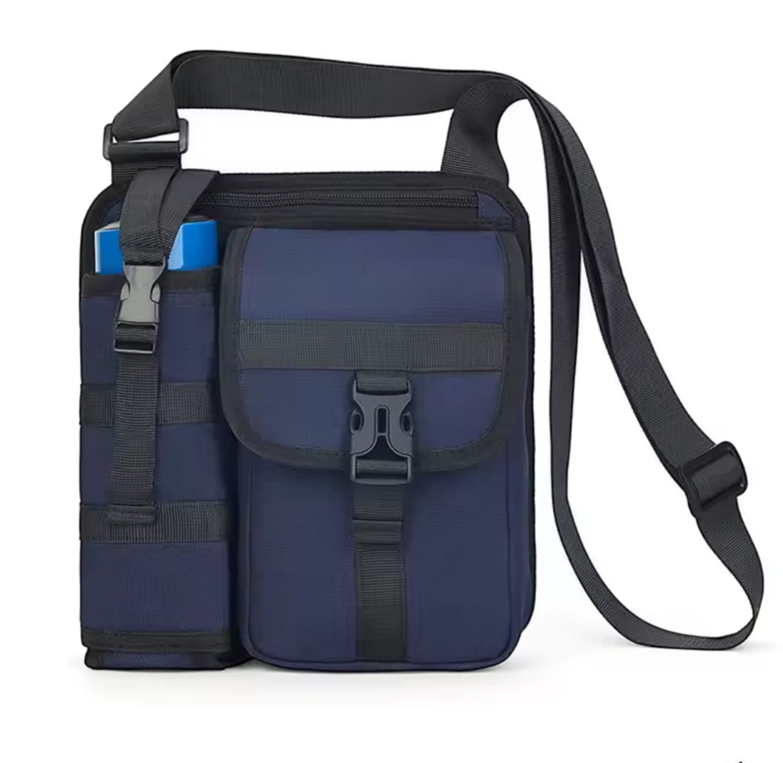 Water Bottle Holder Carrier Bag With Adjustable Strap image