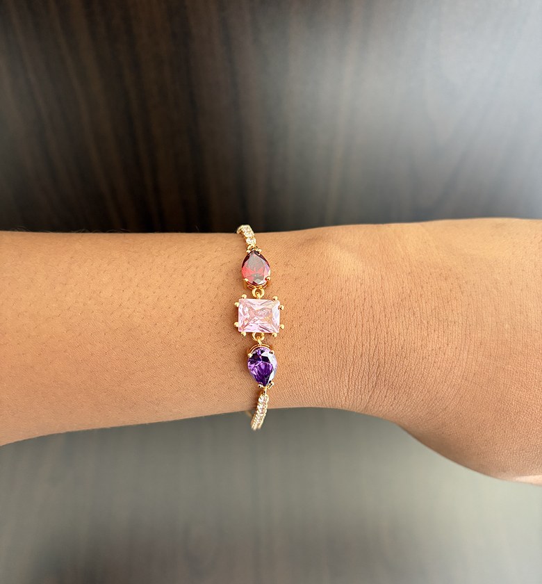 Cassia Bracelet ( Draw String) - Multicolored  image