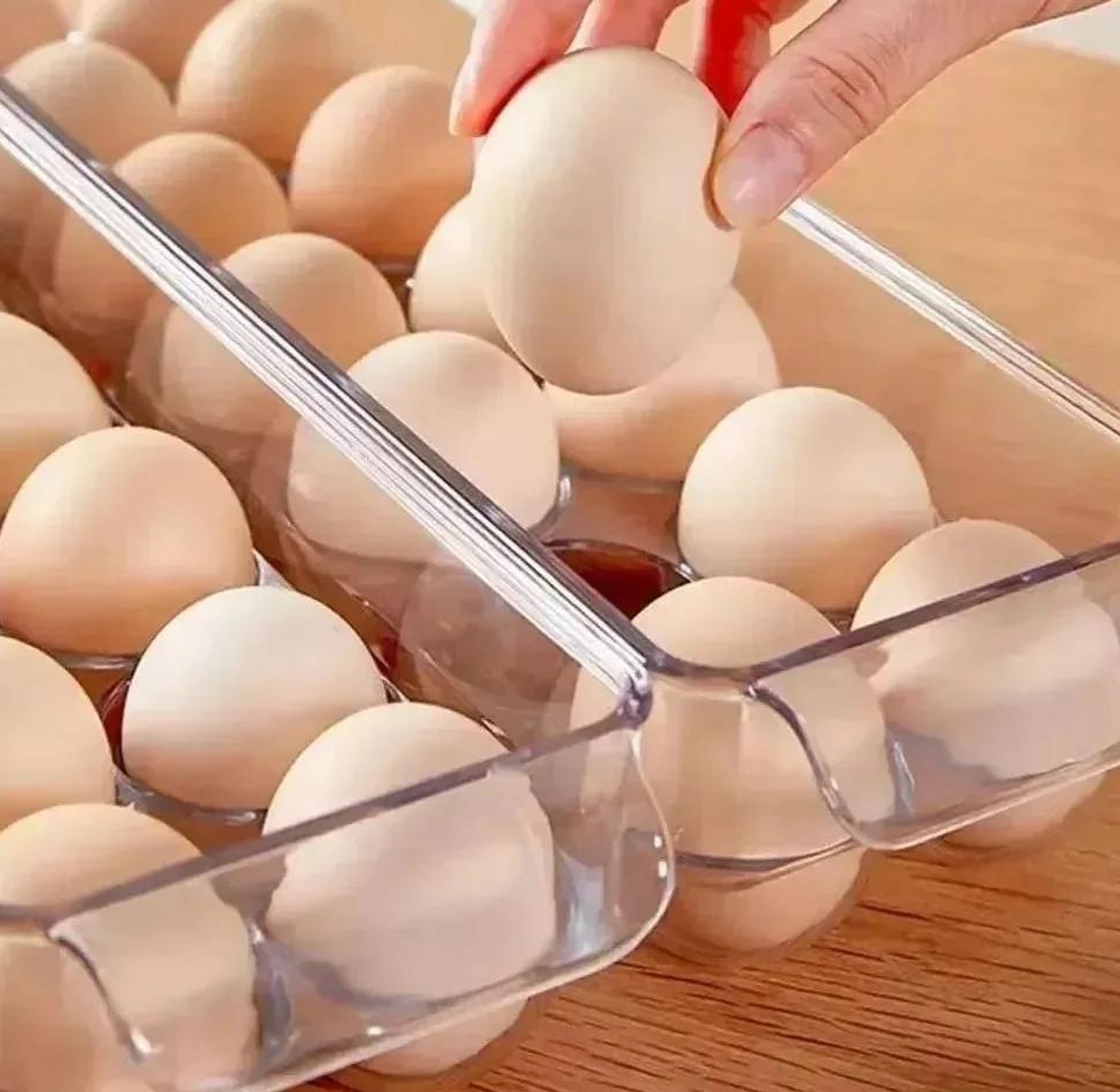 14 slot acrylic egg holder image