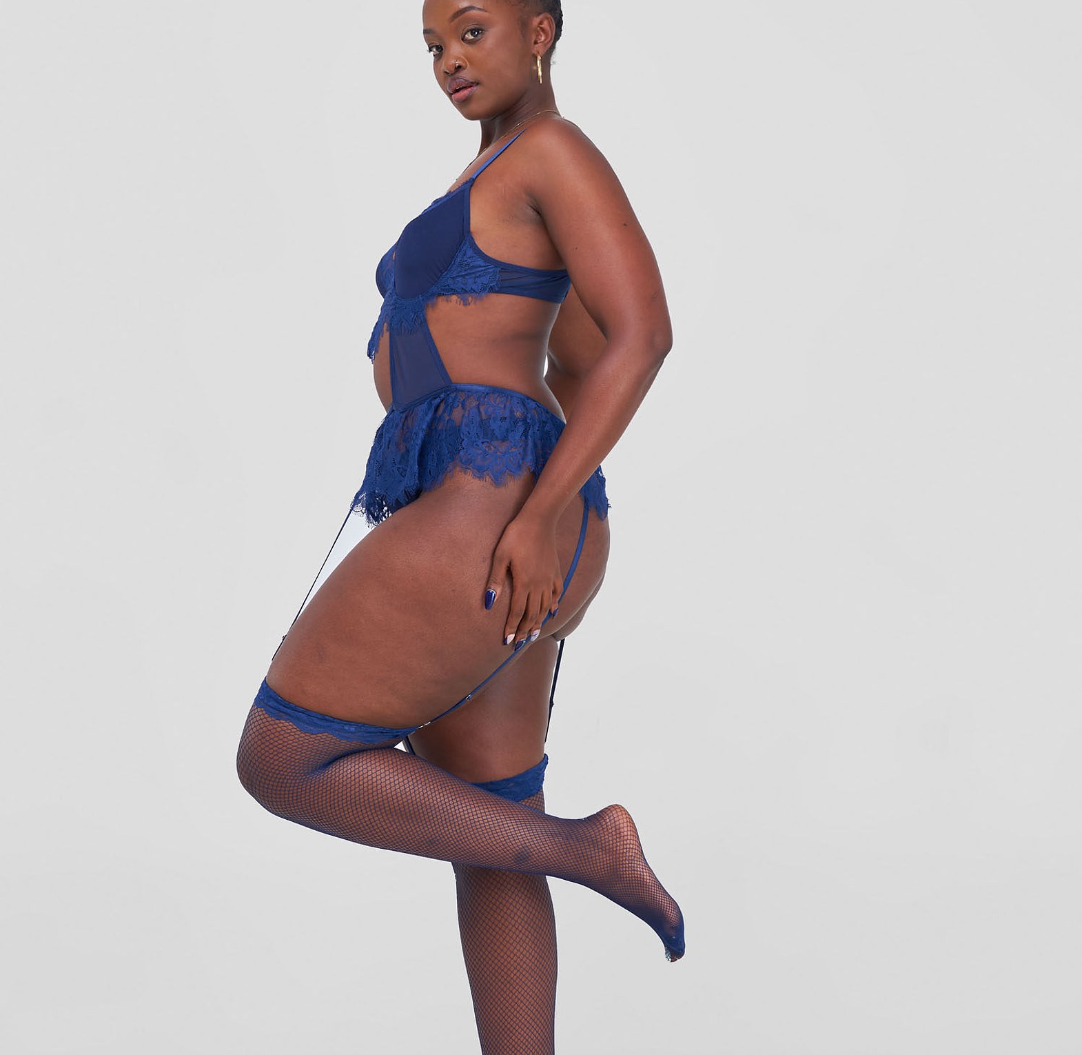H3353- Lingerie with thigh high  Stockings image