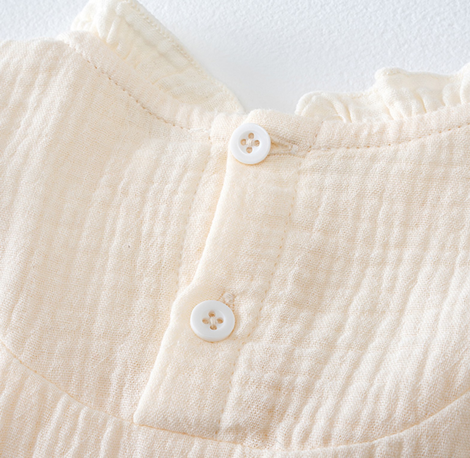 Ivory Ruffle Sleepsuit image