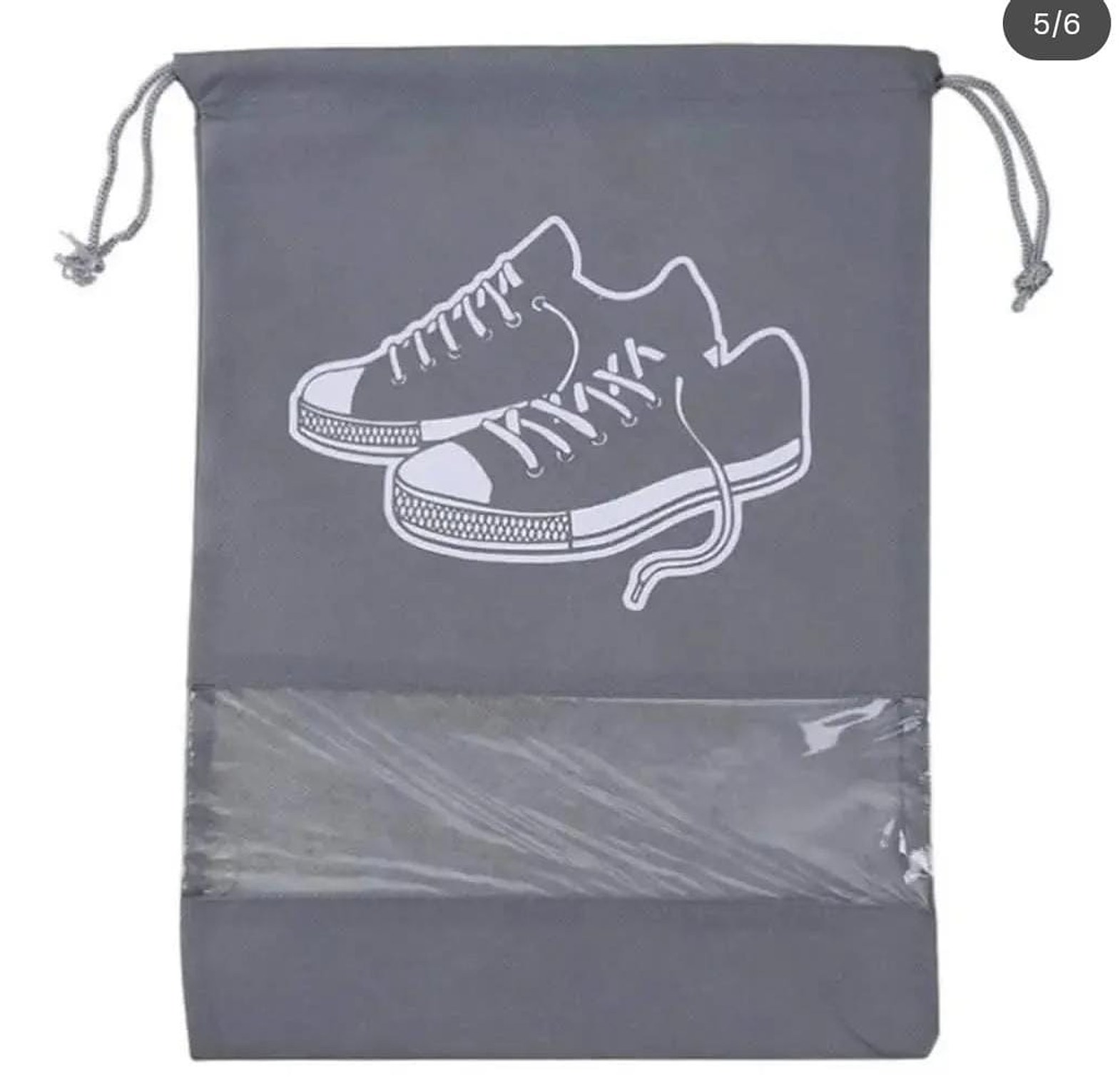 3pcs Non woven portable shoe storage bag image