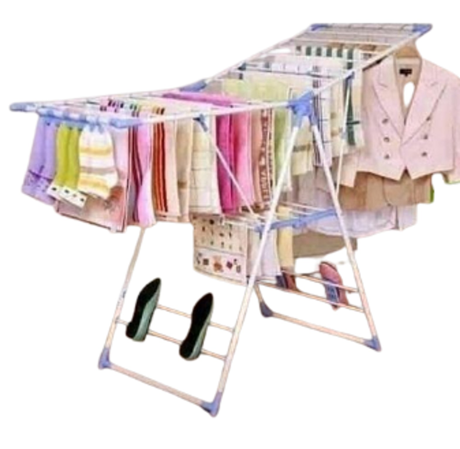 Assembled Foldable/Portable Clothes Drying Rack image