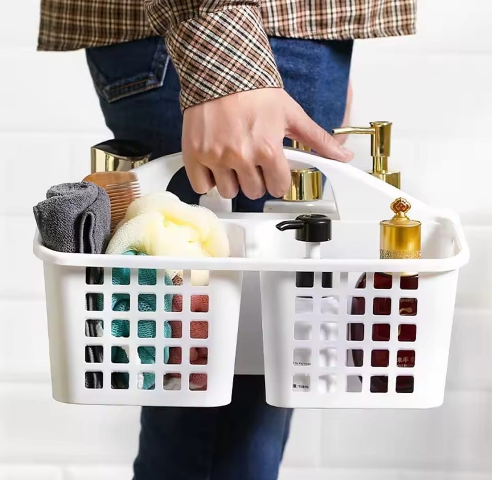 Multipurpose bathroom and housekeeping caddy image