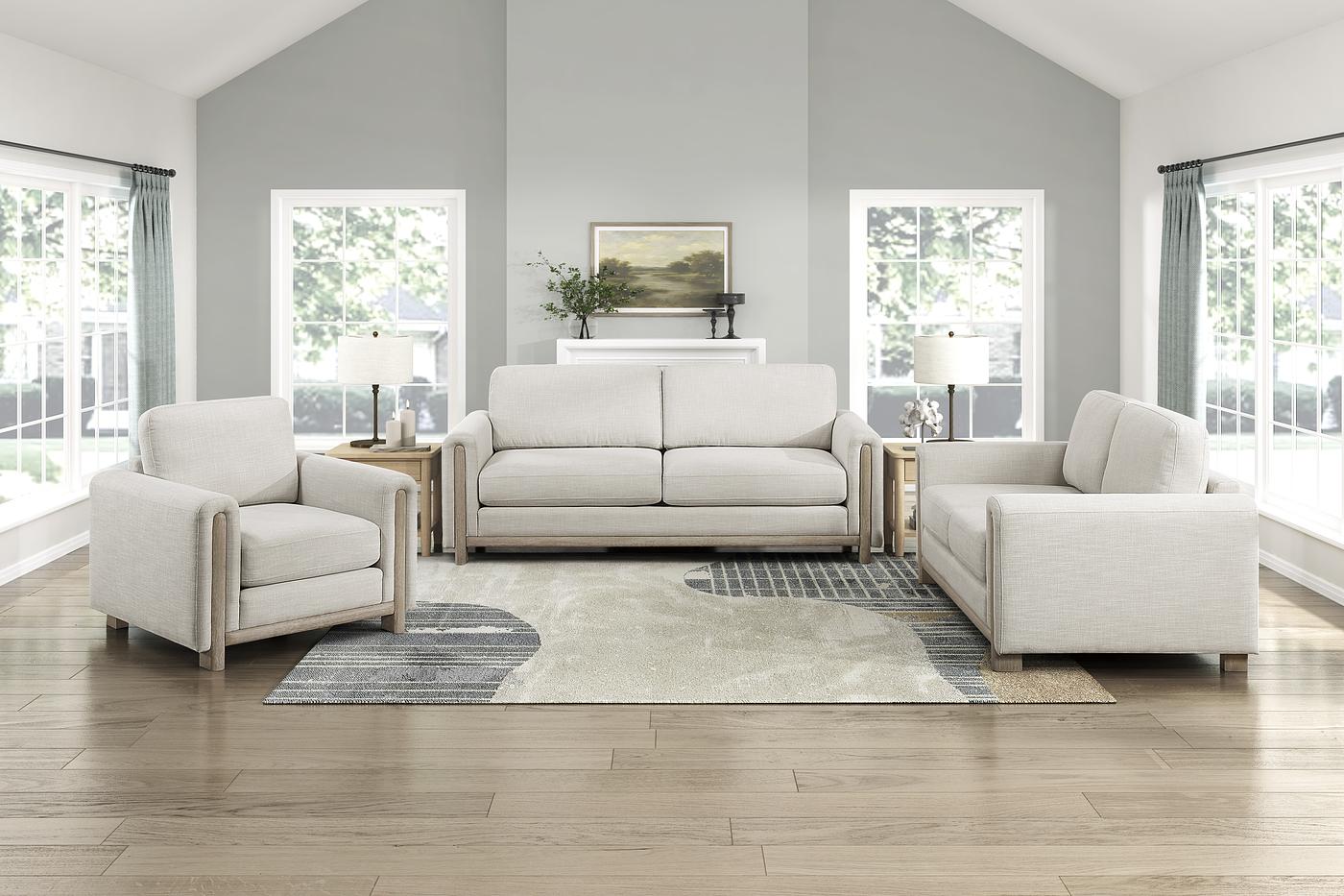 AMARA 7-Seater Fabric Sofa Set image 1